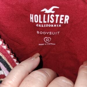 Hollister Red Bodysuit